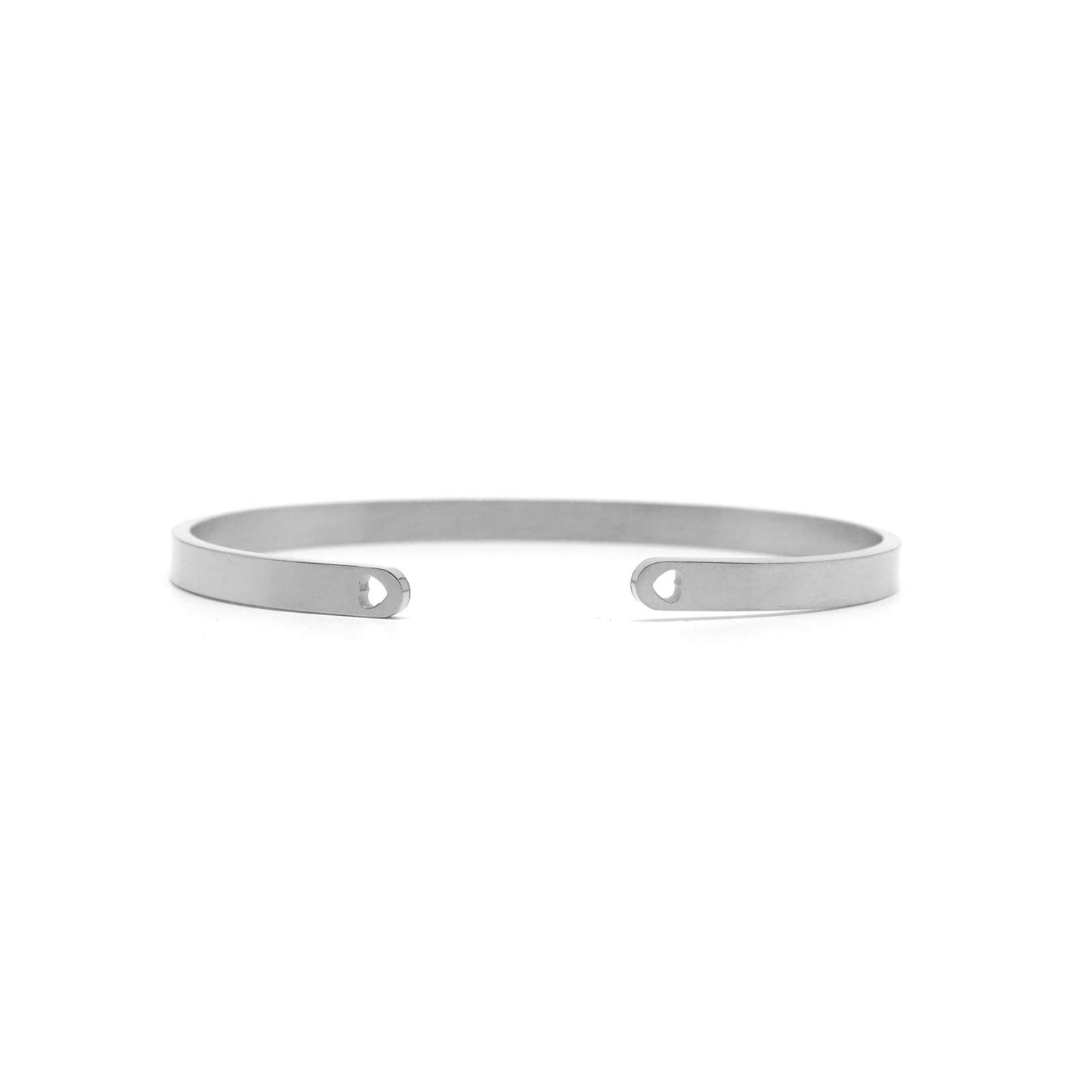 Joker & Witch Synthetic Coeur White And Silver Analog Watch Bracelet Set For Women, Band_Black