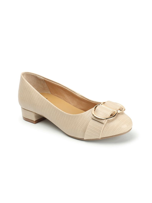 Carlton London Women's Slip On Pumps Colour-Nude, Size-UK 7