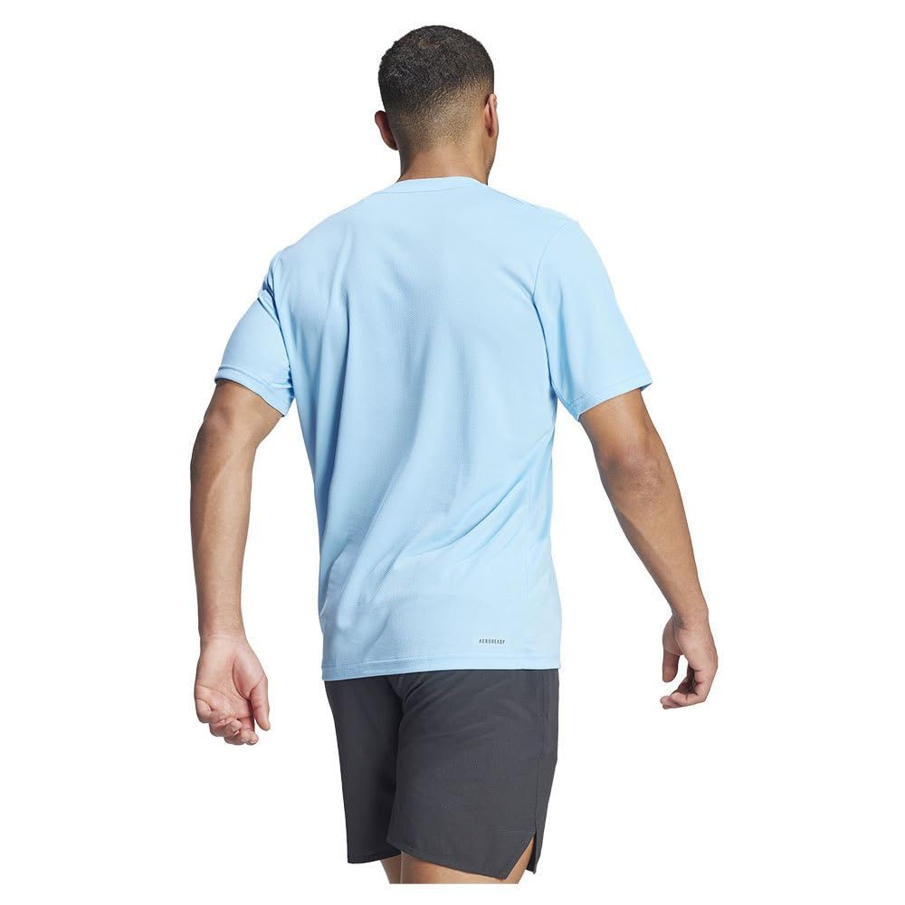 Regular Fit Crew-Neck T-Shirt with Logo Print by ADIDAS