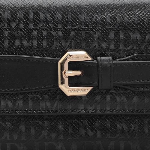 Da Milano Leather Sling Wallet for Women - Black (LSW-10442)