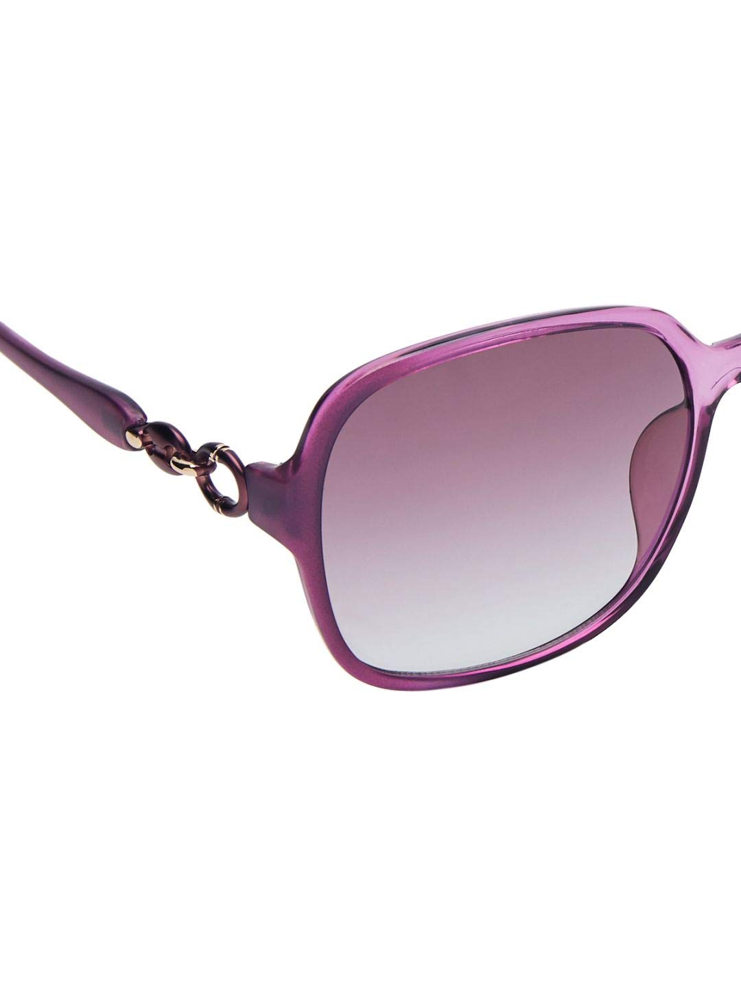 Giordano UV Protected Oversized Women Sunglasses (59 | Purple Lens)