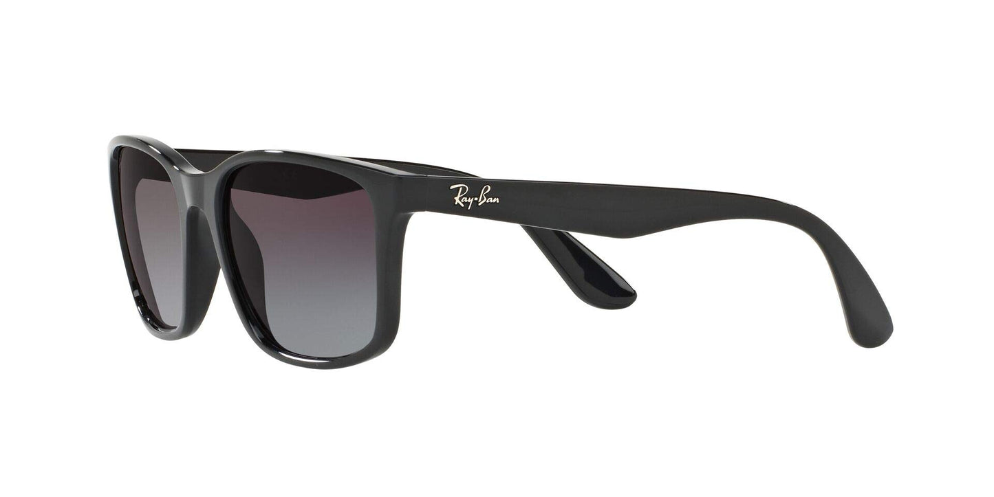 Ray-Ban Mens Gradient UV Protected Square Sunglasses (Black, 56mm)