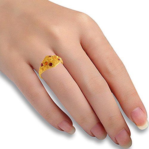 P.C. Chandra Jewellers 22KT Yellow Gold Ring for Women