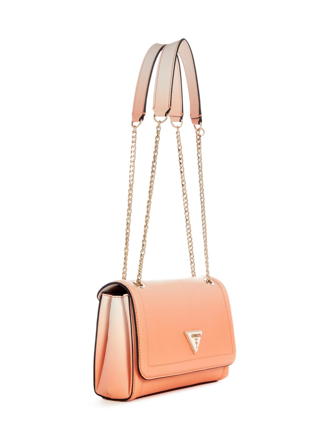 GUESS Women's Orange Textured Sling Bag| Ladies Purse Handbags | Gift For Ladies