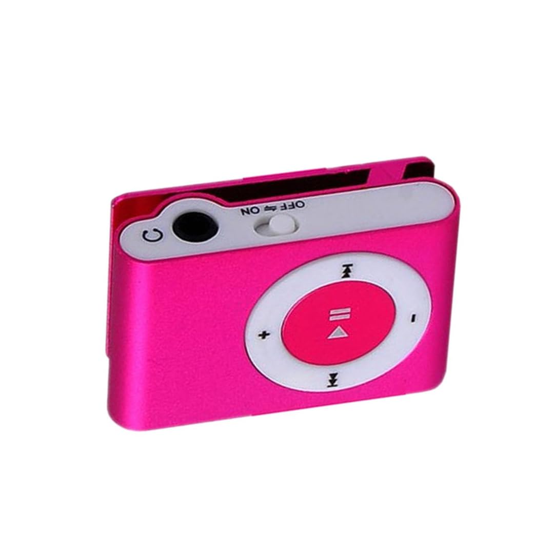 King Shine Portable Mini Metal Clip MP3 Player Sport Music Player with SD/TF Card Slot (Random Color Memory Card Not Included