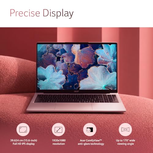 Acer Aspire 3,AMD Ryzen 3 3200U, 8GB DDR4 RAM/256 SSD, 39.62 cm /15.6" FHD IPS Display, Win 11Home, Silver, 1.7 Kg, A325-39, BL Keyboard, Thin & Light Laptop