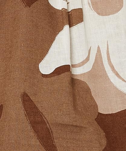 Max Women Printed Tiered Dress(White_XL)