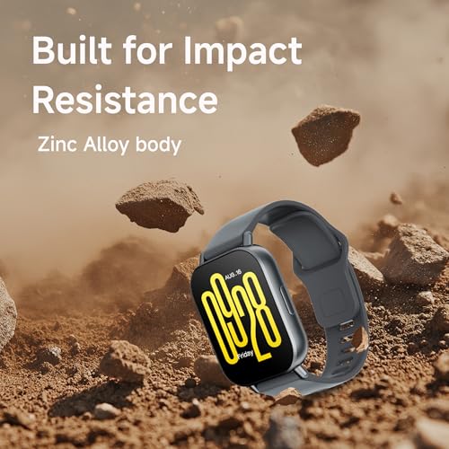 Redmi Watch 5 Active, 2" Display, Metal Body, 18 Day Battery, Bluetooth Calling, Advanced AI Noise Cancellation, Alexa, Matte Silver (M2351W1)