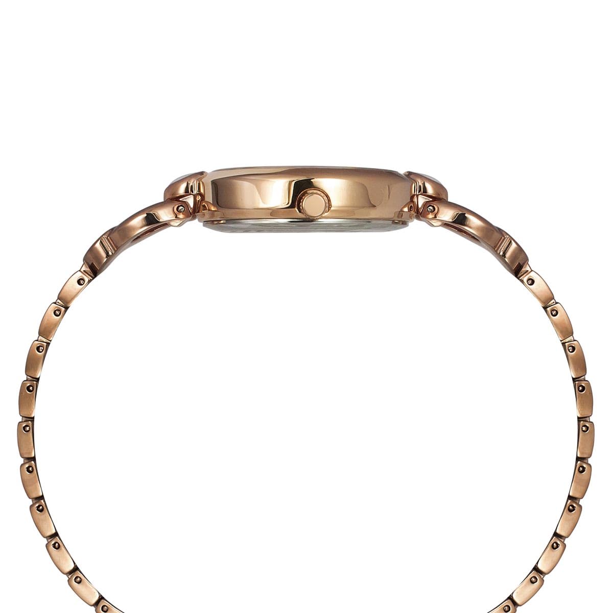 TIMEX Fria Analog Watch for Women with Rose Gold Round Dial & Rose Gold Brass Bracelet Band Water Resistant Women's Wrist Watches - TWEL18103