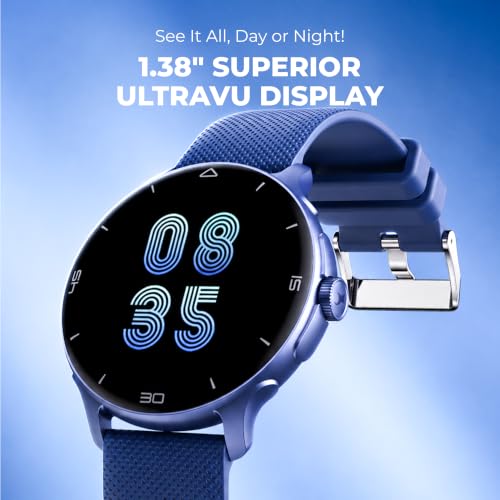 Fastrack Smart Revoltt R1 Smartwatch with 1.38 Inch Display, Bluetooth Calling, AI Voice Assistant and SpO2 Monitor