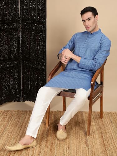 Sanwara Showcases Artisan Off White Kurta Set Made to Impress at Navratri Diwali