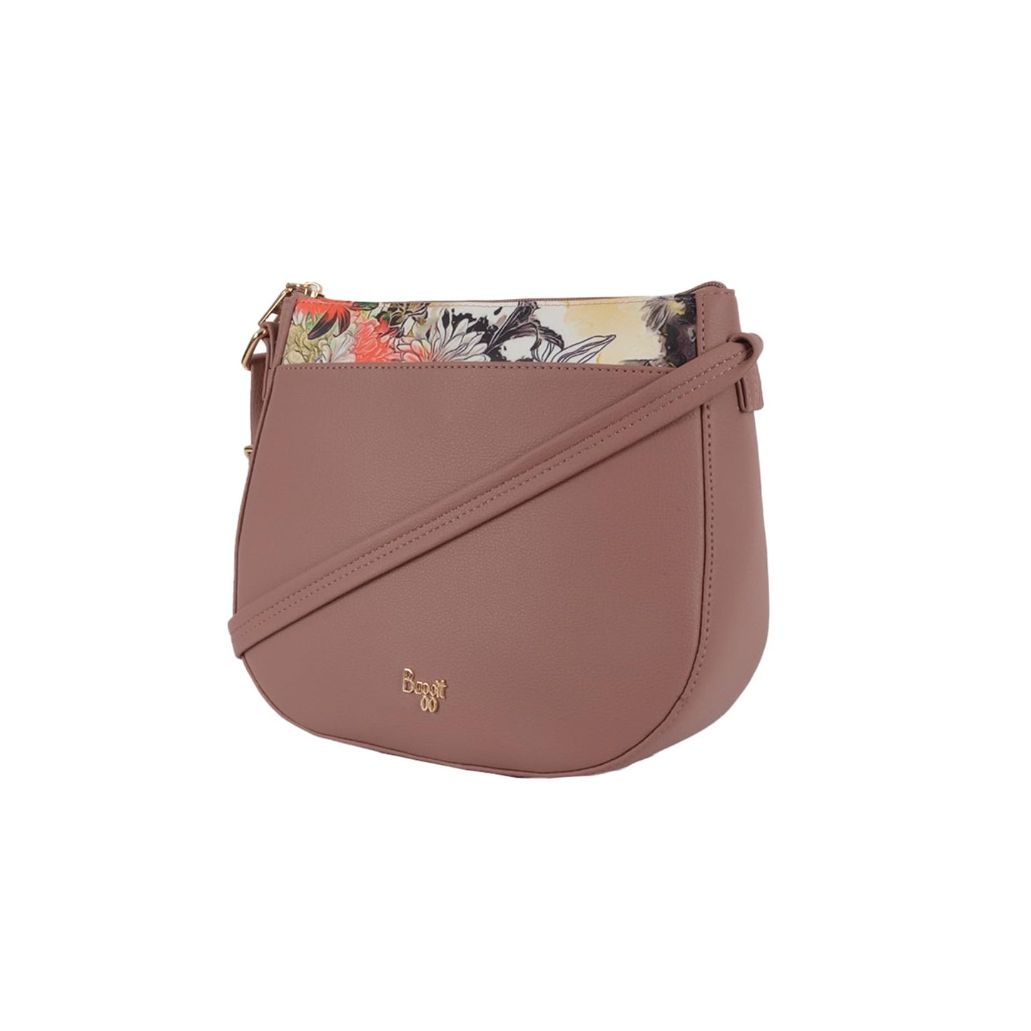 Baggit Women Pink Small Size Sling Bag | Ladies Stylish Casual Cross Body Purse Handbag