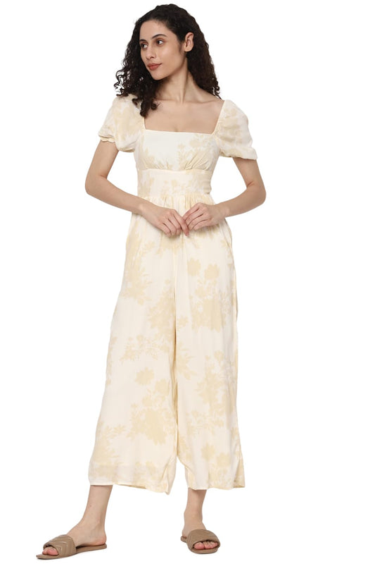 American Eagle Women's Viscose Modern Maxi Dress (WEC0397304106_Cream