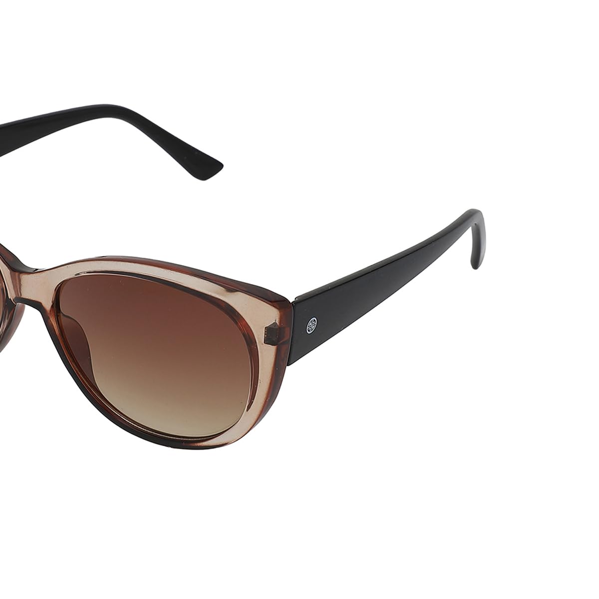 Carlton London Brown & Black Toned UV Protected Rectangle Sunglasses For Women