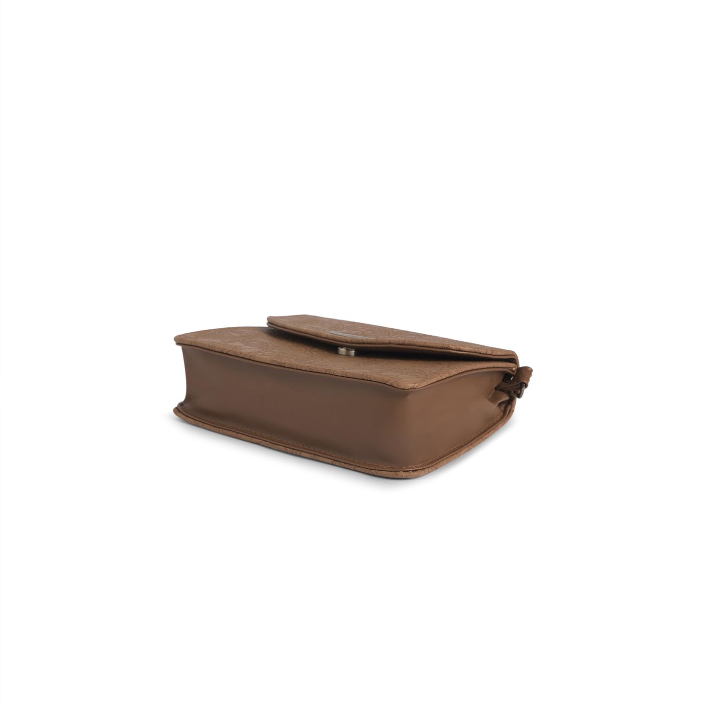 Caprese Flowy Medium Sling Bag for Women with Adjustable Strap & Magnetic Button Closure for Comfortable Wear | Versatile Handbag for Everyday Use, Travel, and Special Occasions (Brown)