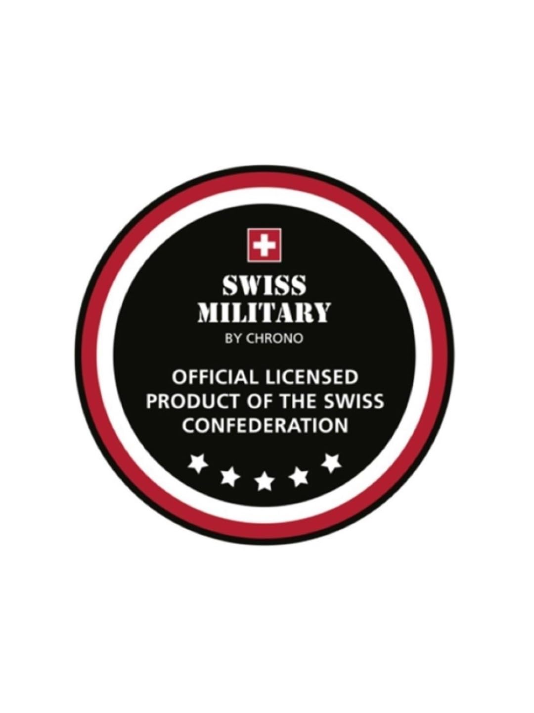 Swiss Military by Chrono Analogue Black Dial Men's Watch-SMA34075.04