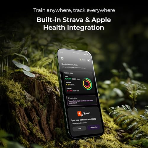 Noise Endeavour Pro Outdoor Rugged Military Smart Watch, Titanium Alloy Bezel, Dual-Band GPS, 164ft Water Resistance, 28 Days Battery on Standby, AI Companion, for iOS & Android (Carbon Black)