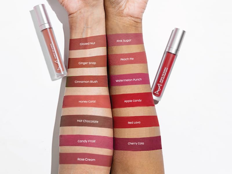 House Of Makeup Hydrating Liquid Lipstick | Nude Shades | Comfy Everyday Lipstick | 5 ml | Cinnamon Blush