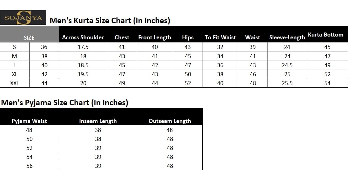 SOJANYA (Since 1958 Men's Pure Cotton Purple Sequence Kurta & White Pyjama Set