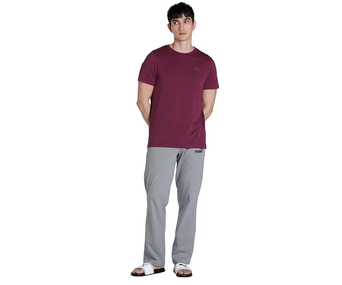 Puma Men, Premium Soft Touch Crew Tee, Grape Wine, S, (67651802)