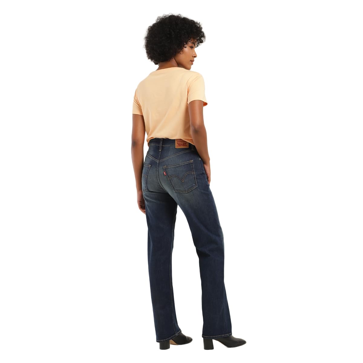 Levi's Women's Straight High Rise Jeans (A7092-0012_Blue, 27