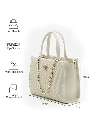 Chloe Satchel Handbag |Solid Finish For Women| Stylish & Trendy Handbag