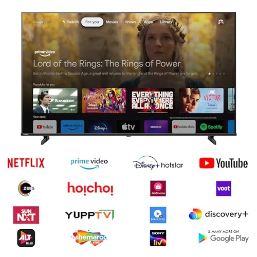 Hisense 108 cm (43 inches) E6N Series 4K Ultra HD Smart LED Google TV 43E6N (Black)
