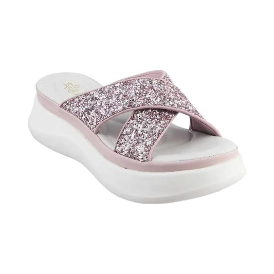 tresmode Tonned Pink Women's Dress Wedge Sandals in Size 4 UK / 37 EU