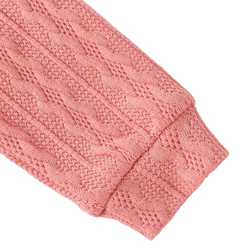 Hopscotch Baby Girls Textured Print Full Sleeves Pink Bodysuits For Ages (18-24 Months)