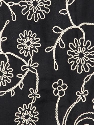 Max Women Embroidered Shirt (Black_XS)