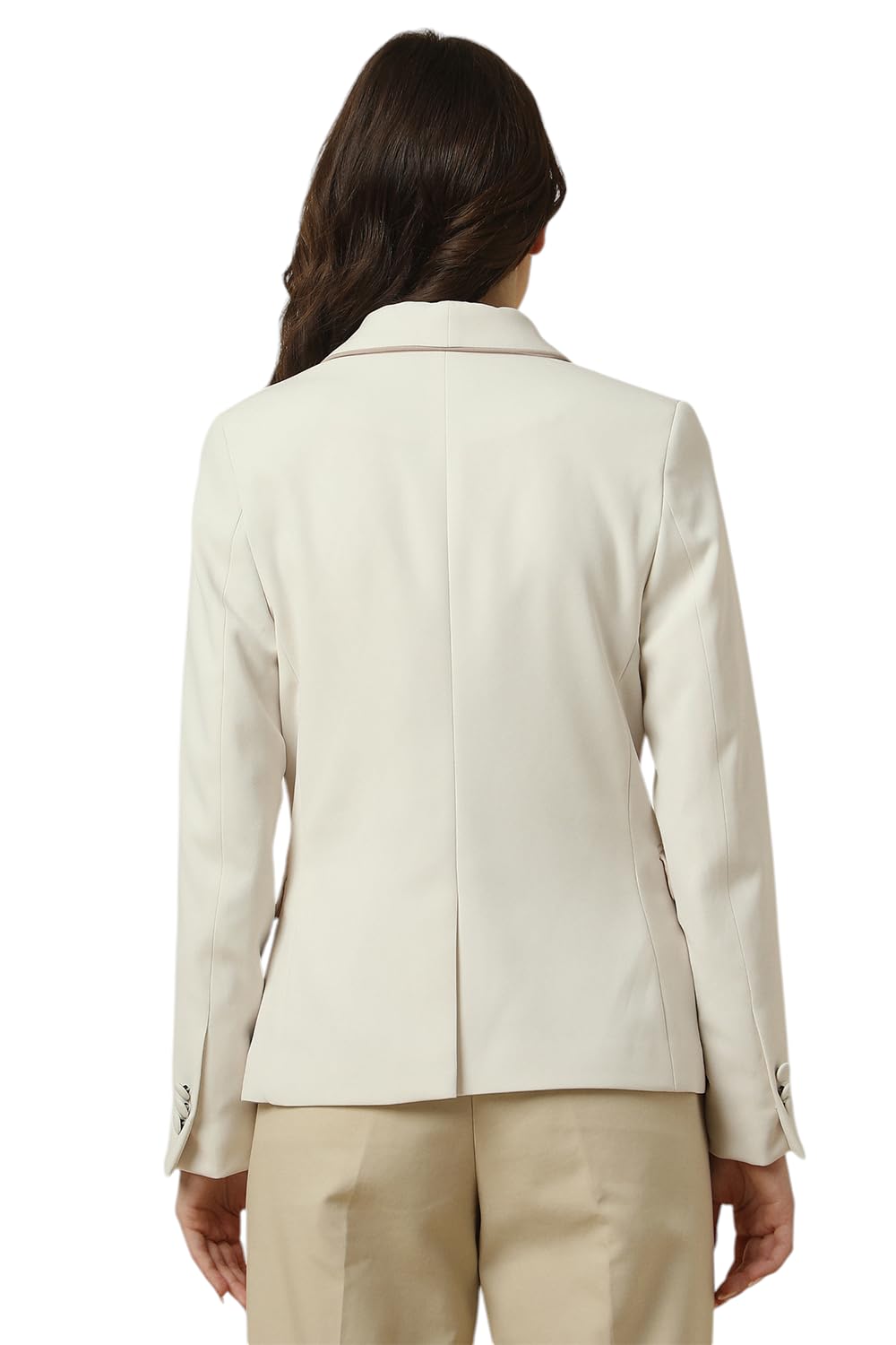 Allen Solly Women's Blazer (AHBZERGP329245_Beige