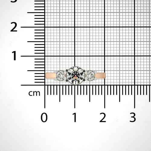 VALANOVA Hallmarked 14K Gold & Certified Lab Grown Diamond 1.08cts | Ring For Women's/Girls | Stylish & Elegant | VGR0461R | Ring Size: 17