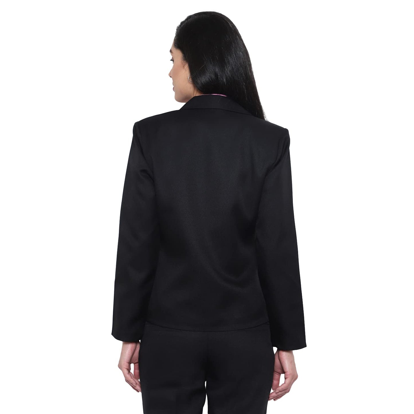 Blue Ronin Women's Regular Fit Stylish Formal Casual Blazer(Black_3XL