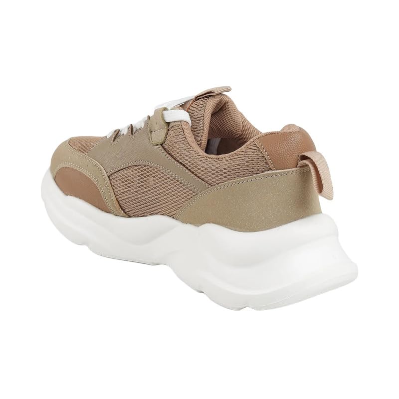 tresmode Nordi Khaki Women's Sneakers in Size 6 UK / 39 EU