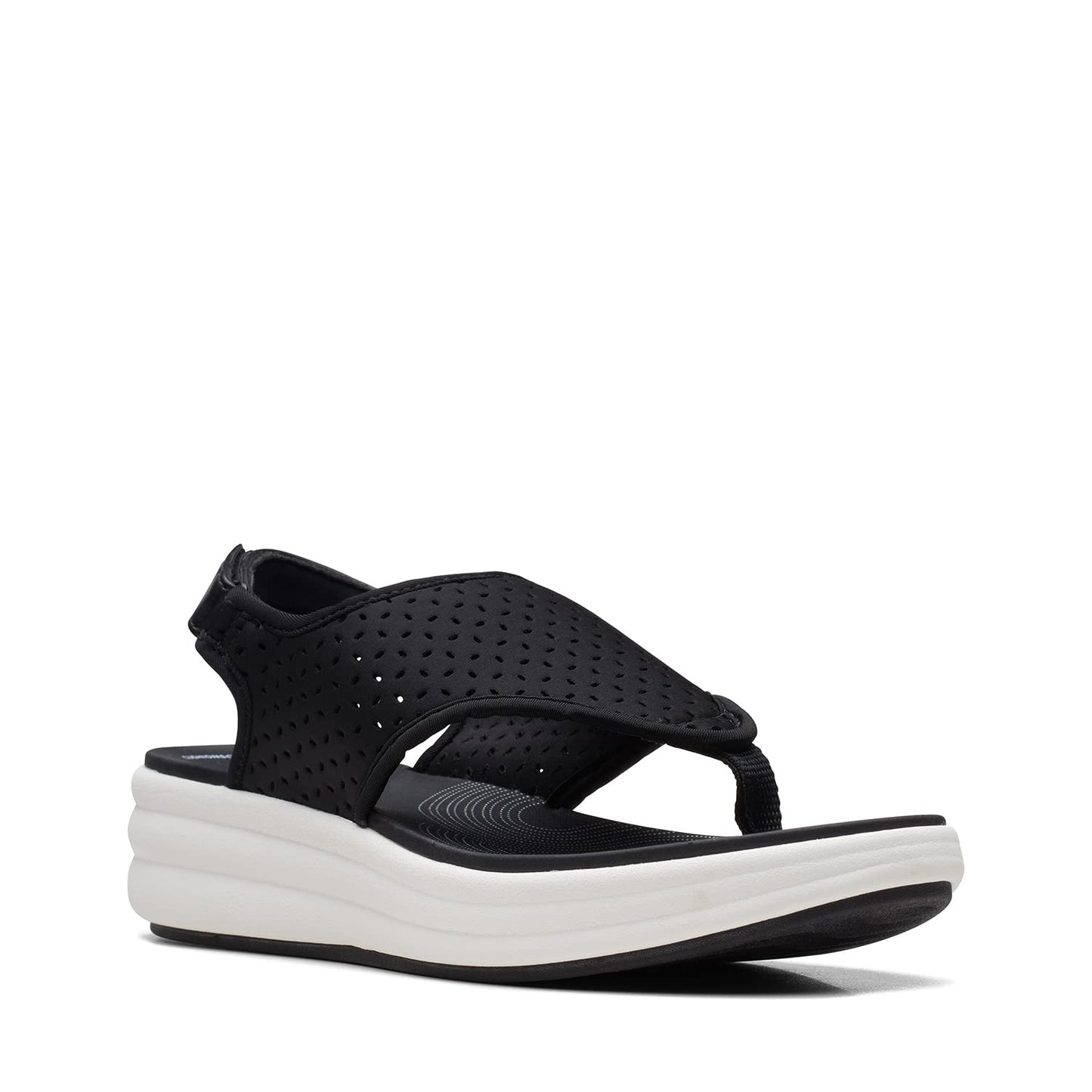 Clarks womens 26171817 Black Sandal - 7 UK (26171817)