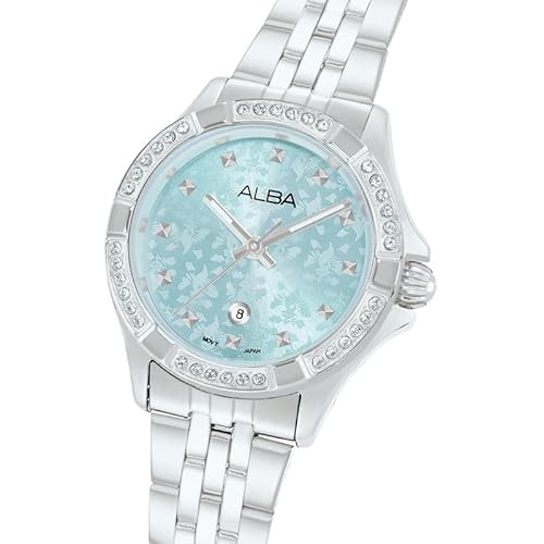 Alba Women's Signa Quartz Light Blue Dial Watch - AH7EE3X1