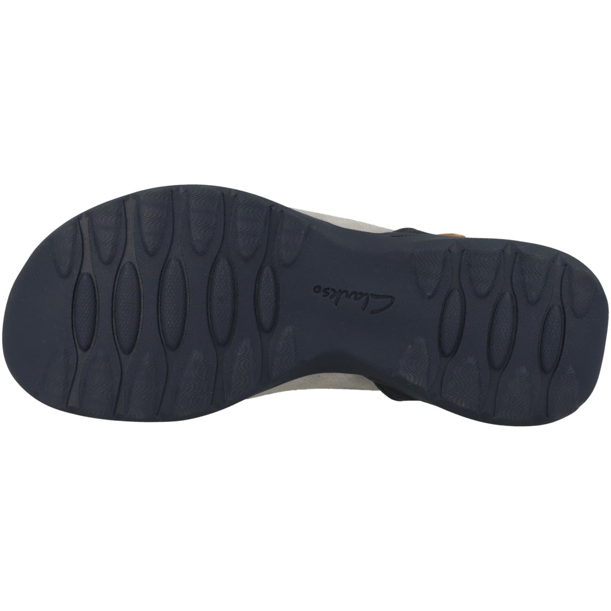 Clarks womens Sandals Navy Nubuck Sandal - 6 UK (261711284)