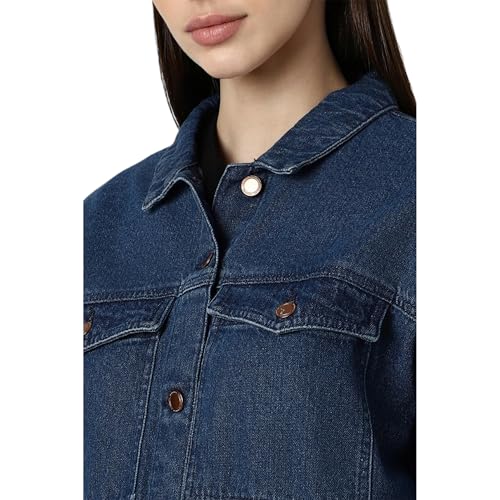 Van Heusen Women's A-Line Coat (VWJKFRGFV72991_Navy