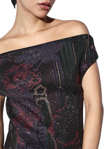 ONLY Women's Regular Fit Black Dress