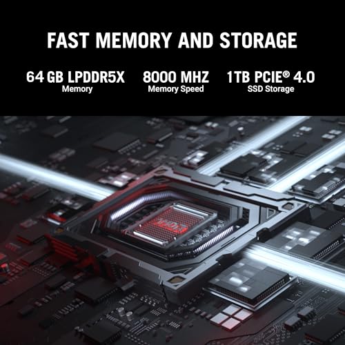 ASUS ROG Flow Z13 (2025), AMD Ryzen AI MAX+ 395,AMD Radeon iGPU, 64GB/1TB, 2.5K QHD,Touchscreen, 13.4", 34 cm,Windows 11, M365 Basic(1yr)* Office24, Off Black, 1.59 Kg, GZ302EA-RU193WS, Gaming Laptop