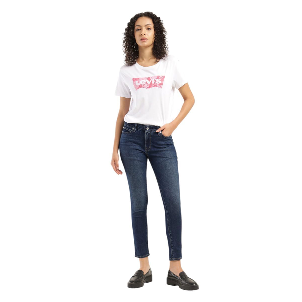 Levi's Women's 711 Skinny Fit Mid-Rise Jeans Blue
