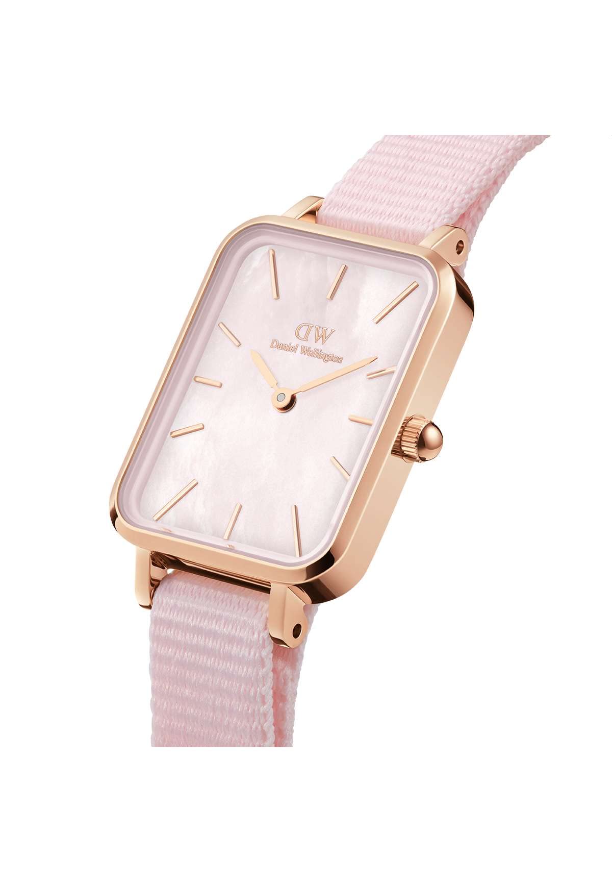 Daniel Wellington Quadro Coral 20x26mm Mother of Pearl Dial Watch