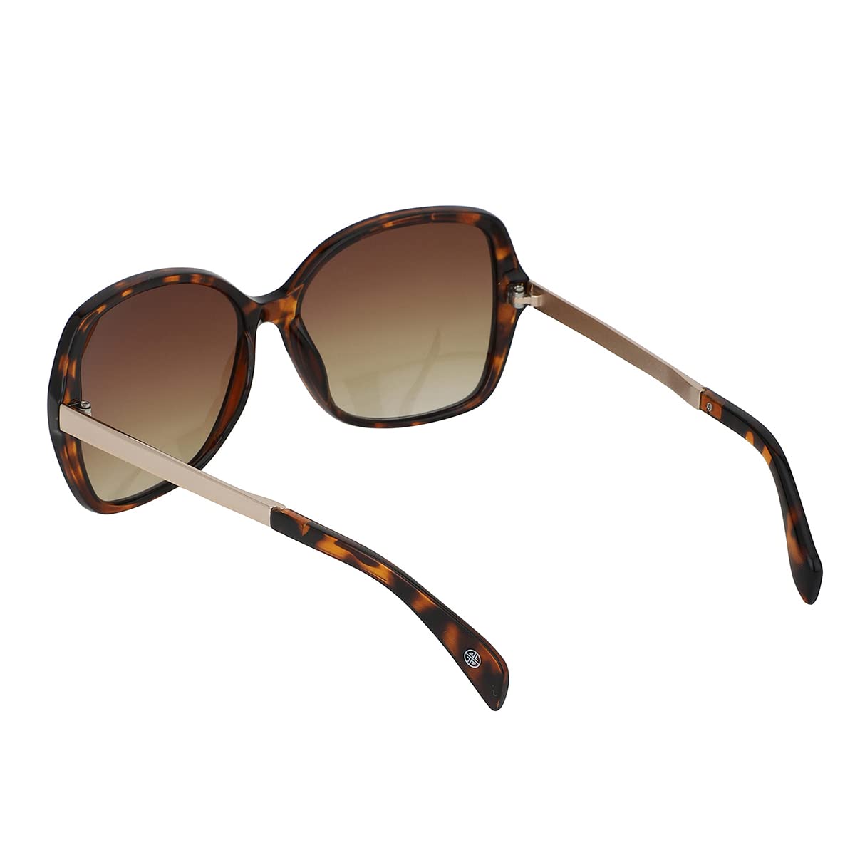 Carlton London Women Yellow Lens Brown Oversized Sunglasses UV Protected Lens CLSW007