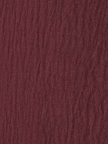 Max Women's Cotton Blend A-Line Below The Knee Dress (SR3514B_Maroon