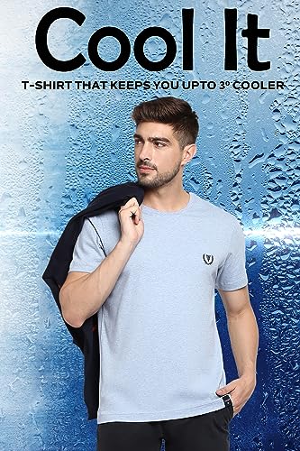Van Heusen Men's Regular Fit T-Shirt (70023_White