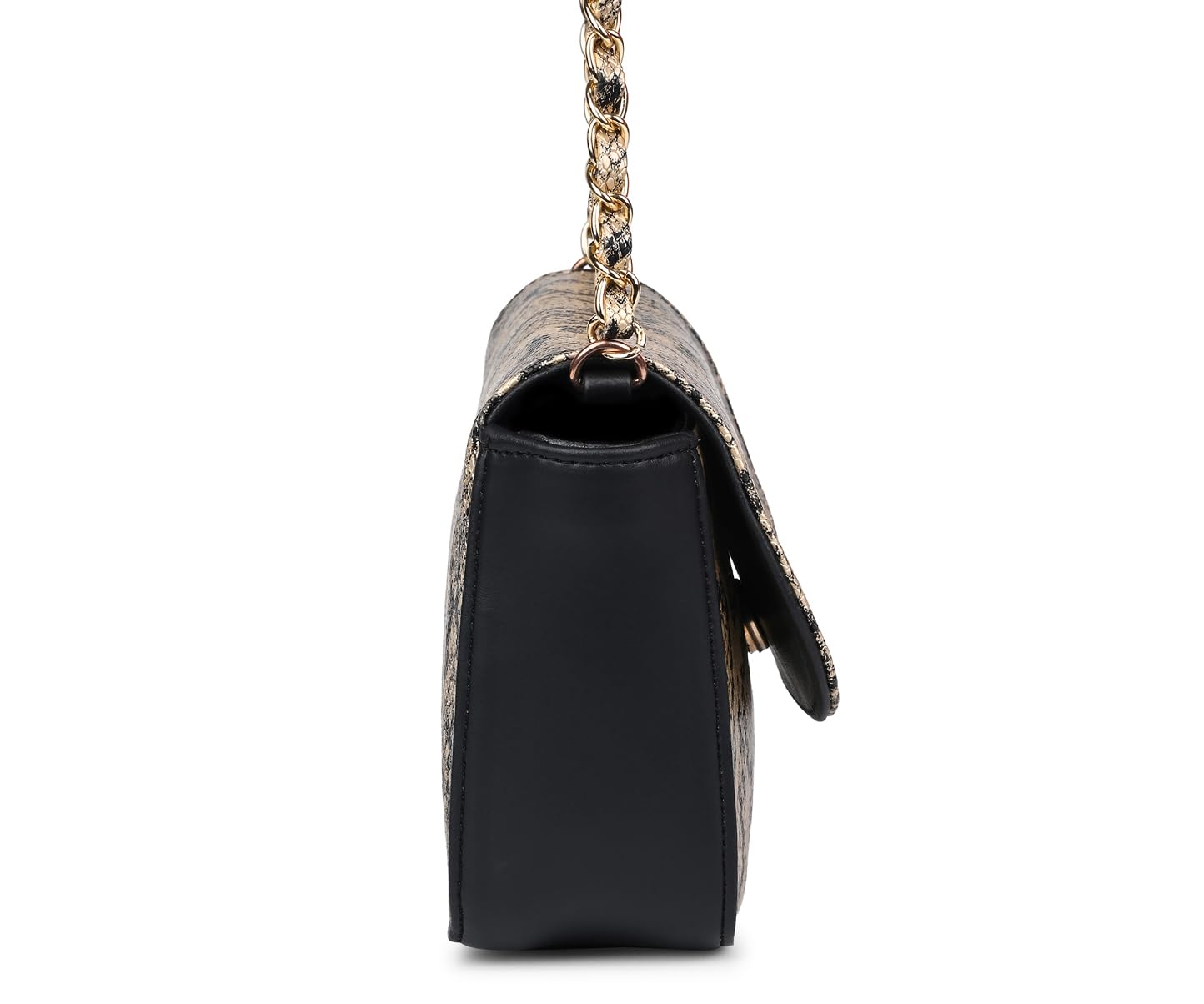 LOUIS STITCH Crossbody Sling Bag for Women | Textured Golden Mini Satchel Bag Purse for Women