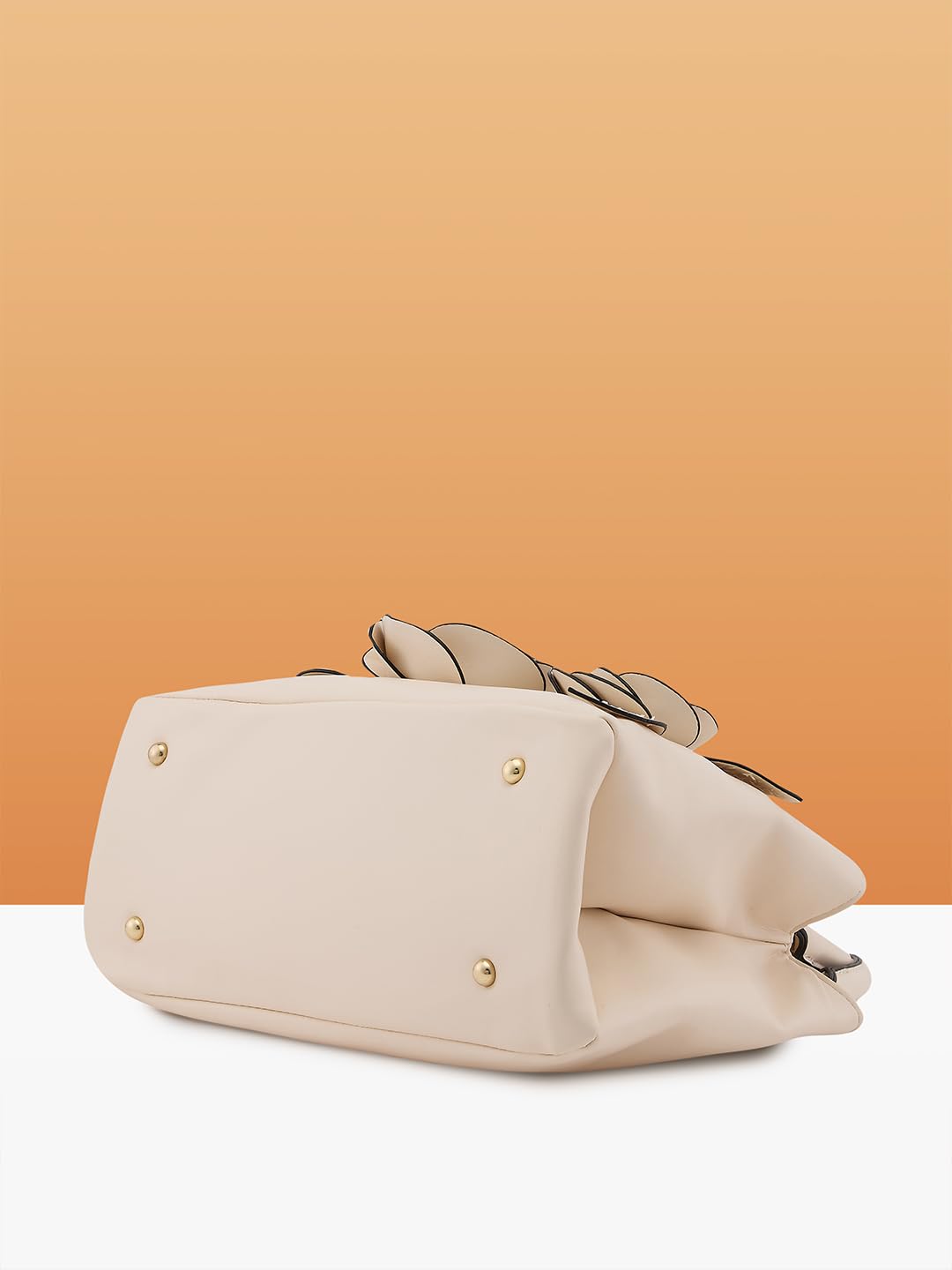 Caprese Bloom Satchel Small Off White Bag for Women with Adjustable & Detachable Strap|Versatile Shoulder, Crossbody Bag for Work, Travel, and Everyday Use, Spacious with Multiple Compartments