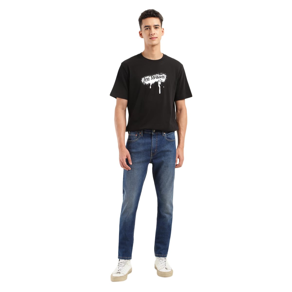 Levi's Men's 512 Slim Tapered Fit Mid Rise Jeans Navy, 32