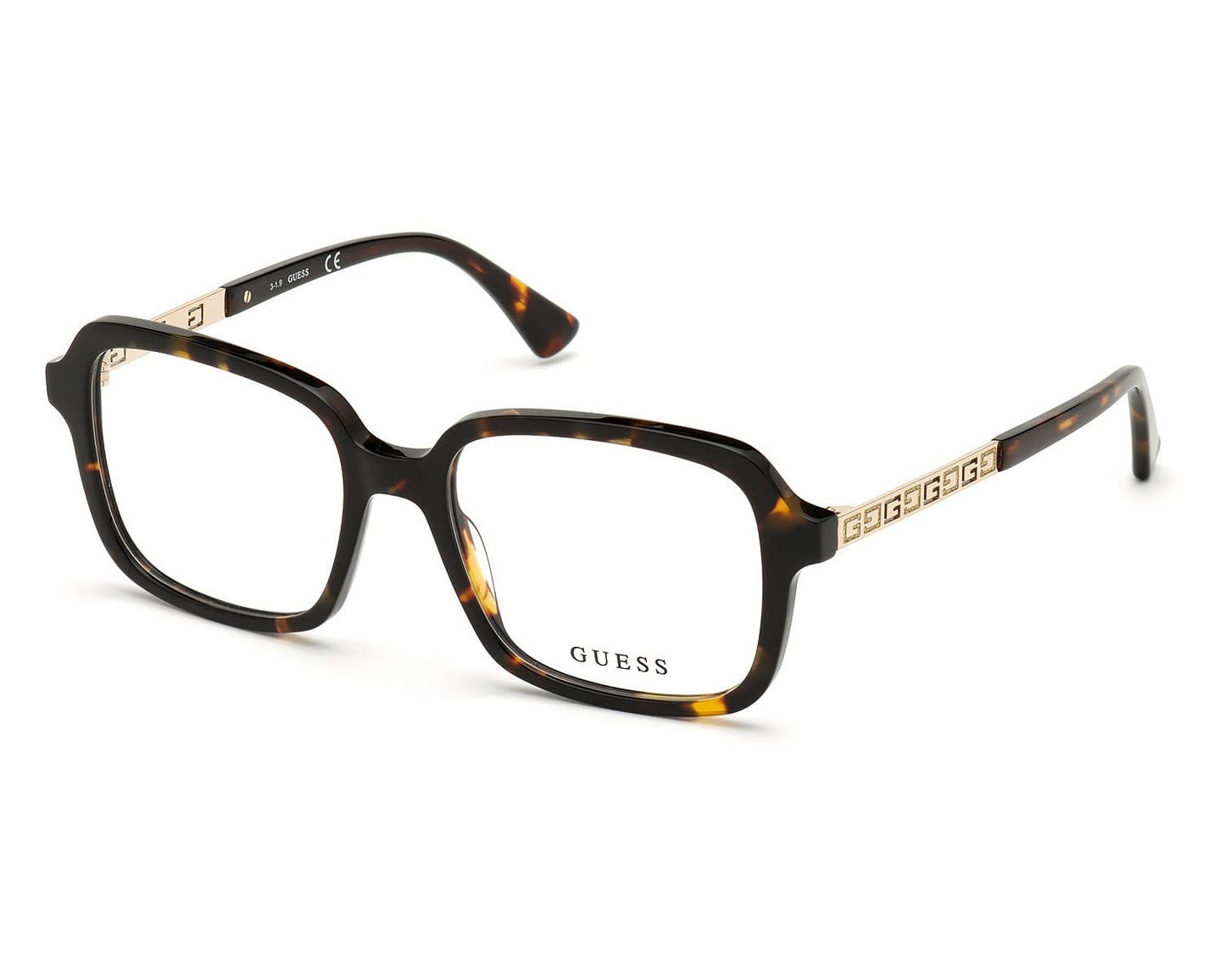 Guess Glasses for Women, Dark Havana, 53