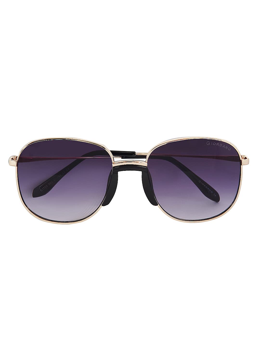 Giordano Stylish And Trendy Sunglasses For Women| Square Polarized Sunglasses 100% UV Protected Use For Girls & Women's - GA90315C02, 50 Mm, Gold